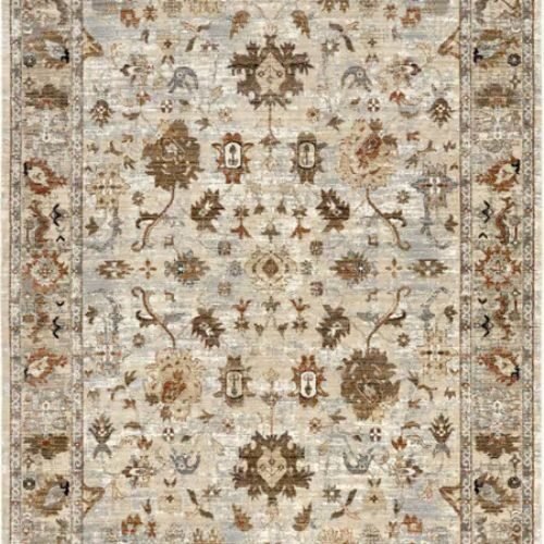 Ivory Harlee Vintage Floral Rug