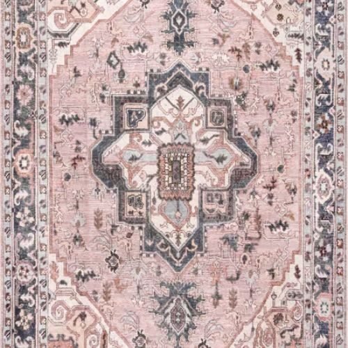 Light Pink Jewel Rug
