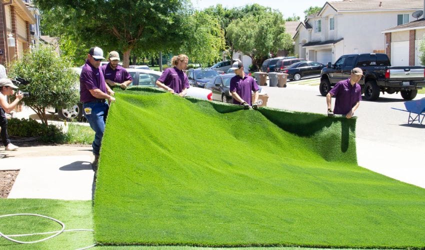 Fake Turf Installation