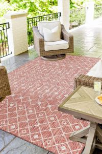 Lattice outdoor Rug