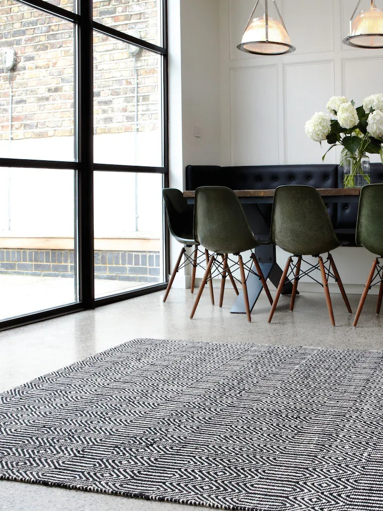 Asiatic Rugs Black Sloan Geo Rug