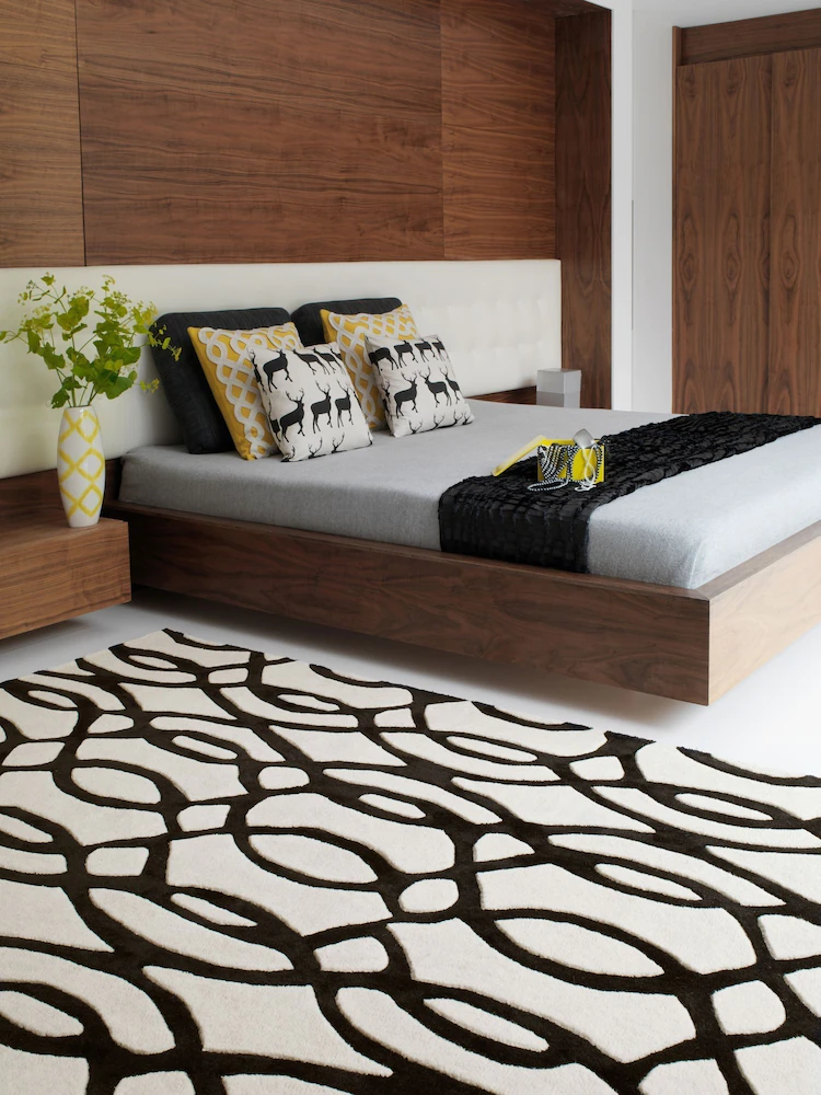 Asiatic Rugs White Matrix Geo Wool Rich Rug