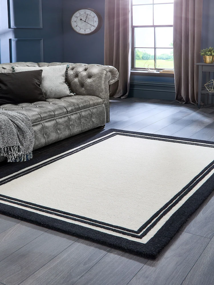 Black Piper Wool Rug