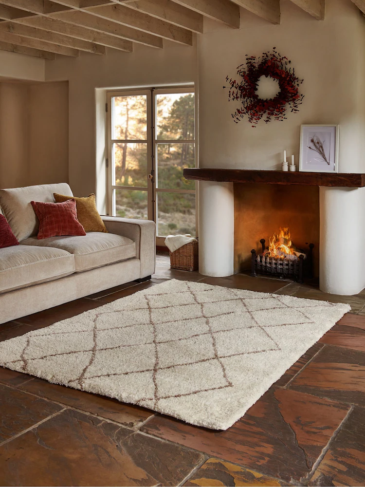Cream Smart Global Berber Standard Rug