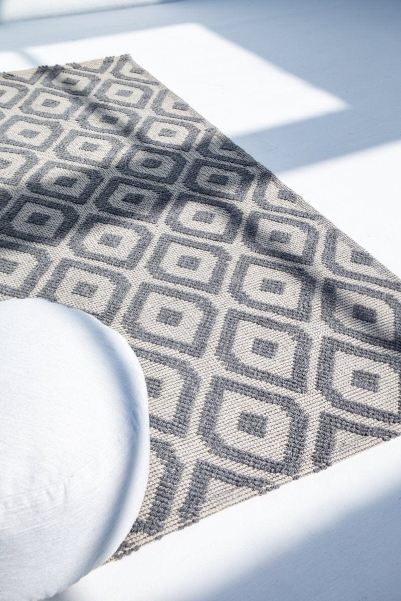 Mystic Weave - Pattern Natural Beige & Grey Rug