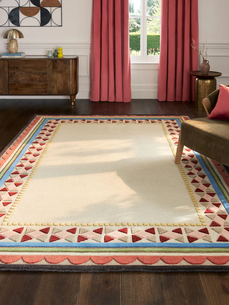 Natural Chester Border Rug