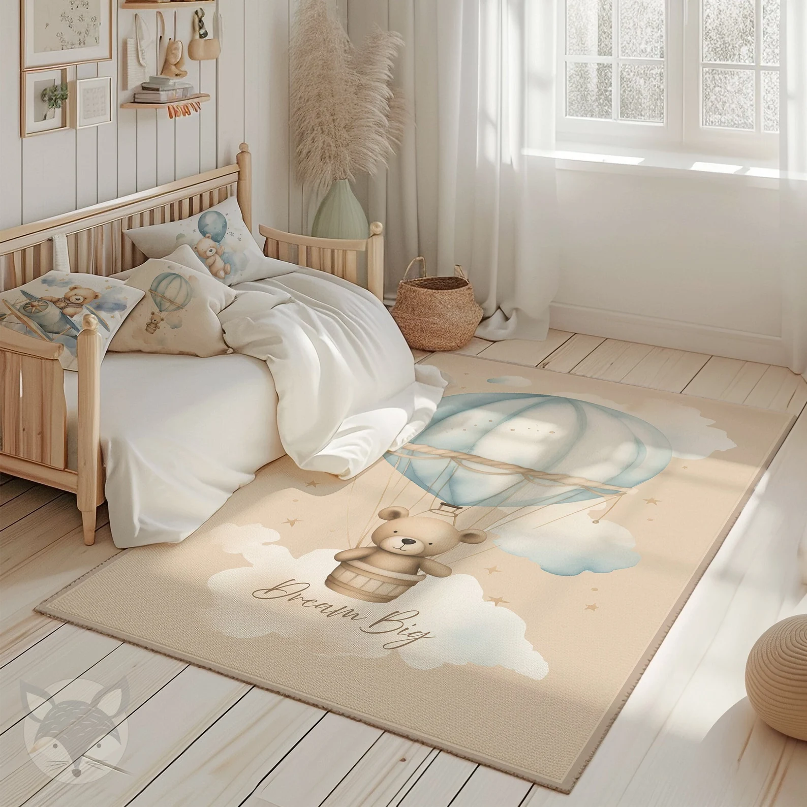 Nursery Baby Boy Kids Rug