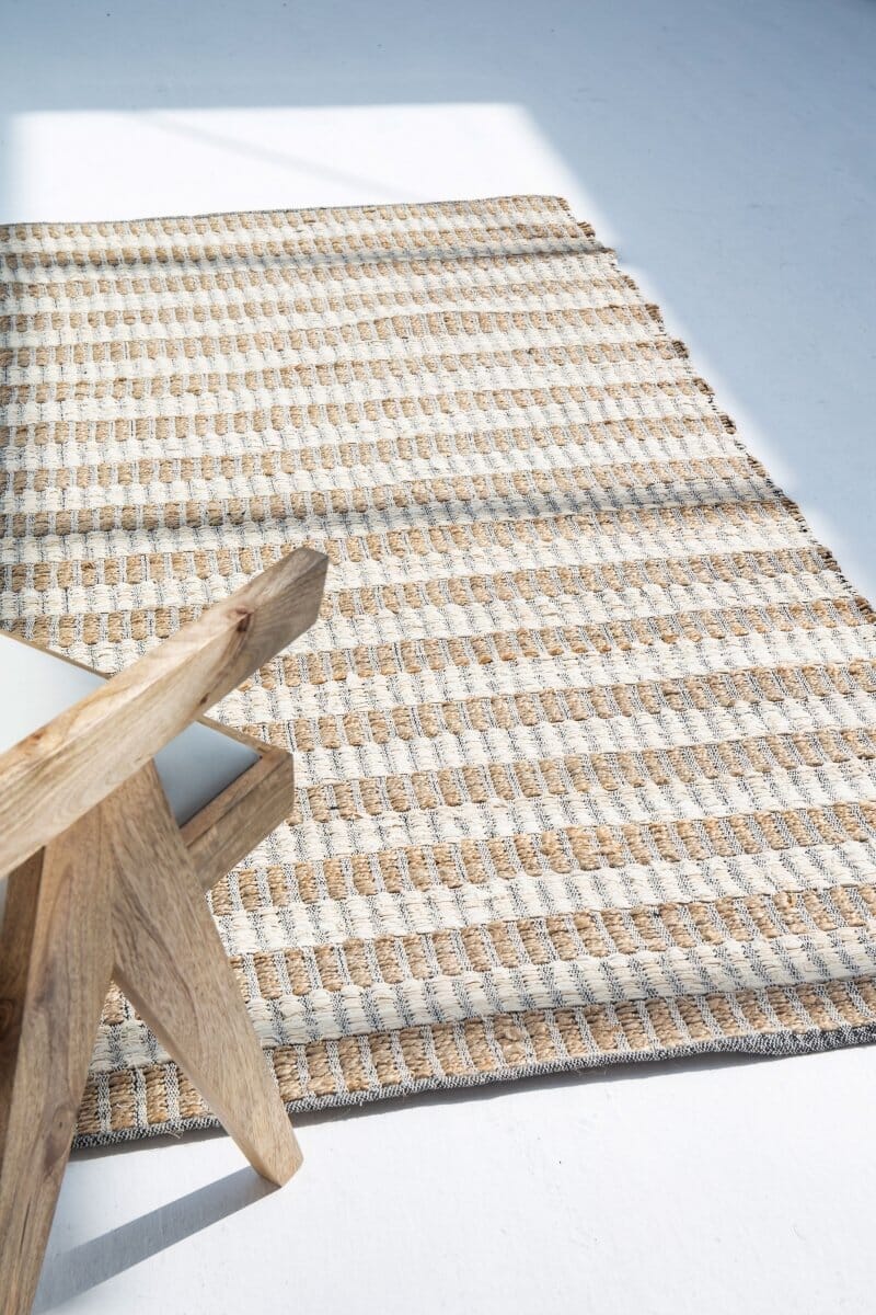 Pastel Hemp - Natural Jute Woven Rug