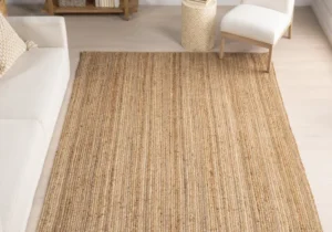 Classic Brown Rectangular Rug