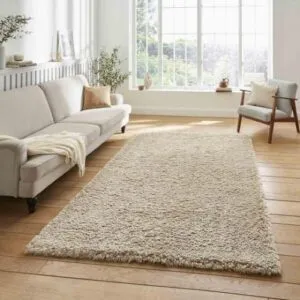 Cream Color Shaggy Rug