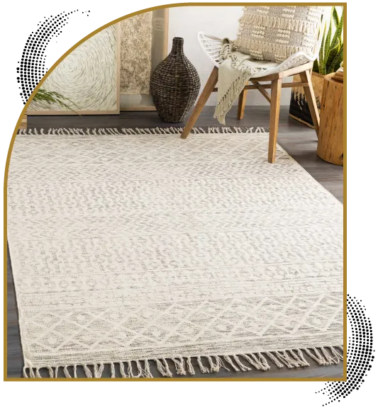 Stylish Woven Rugs for Modern Villas