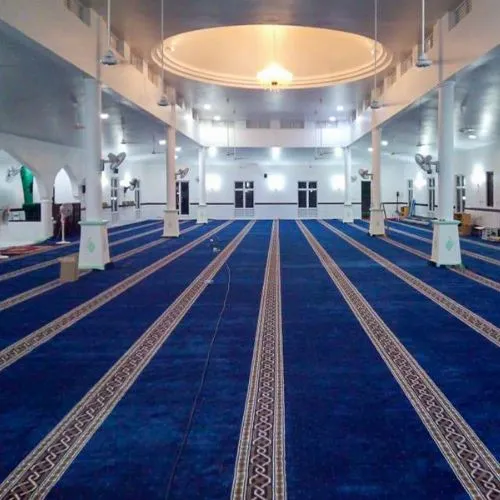 Elegant Blue Color Masjid Carpet