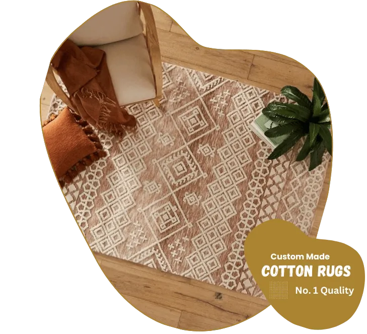 Modern Cotton Rug for Living Room