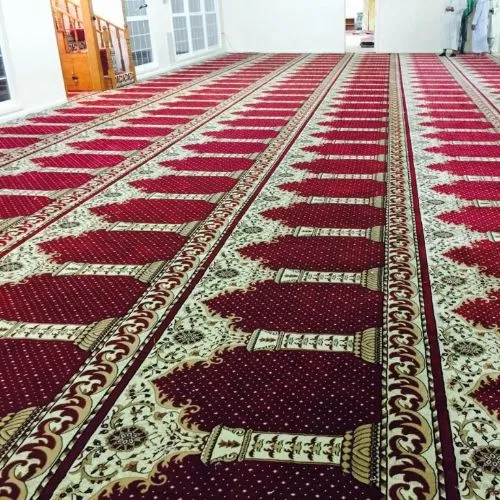 Red Color Traditional Mosque Carpet