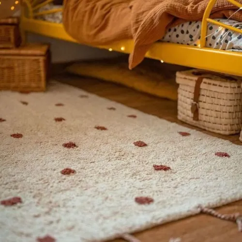 Soft Kids Washable White Rug