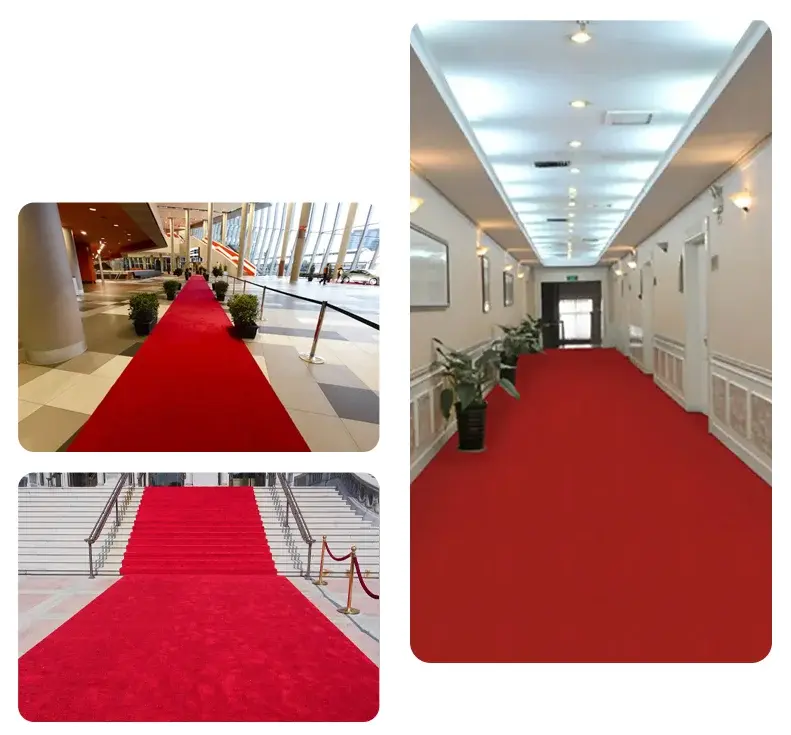 Full-service red carpet event setup and decoration