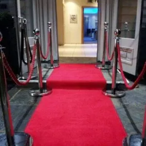 VIP Red Carpet in a Entry Way