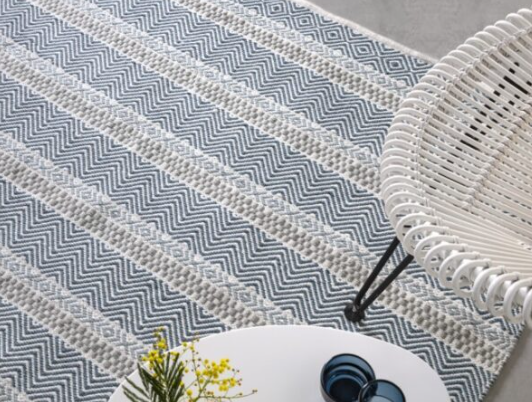 Boardwalk Blue Multi Rug