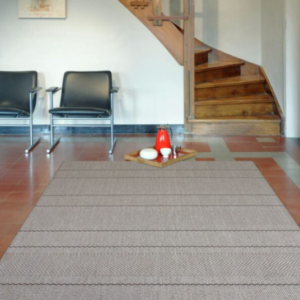 Patio Beige Stripe Rug