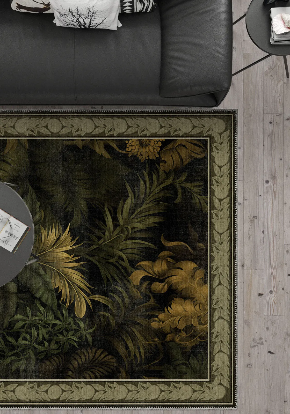 Alaric Floral Green Rug