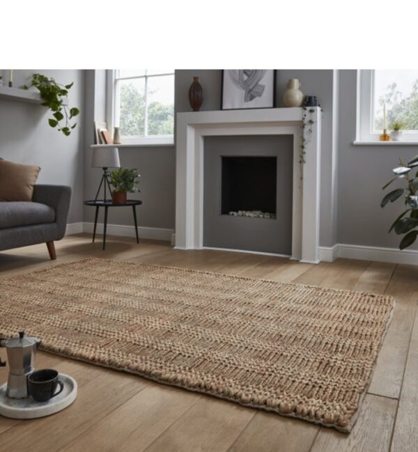Bazaar Jute Plain Rug