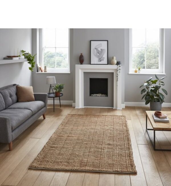 Bazaar Jute Plain Rug