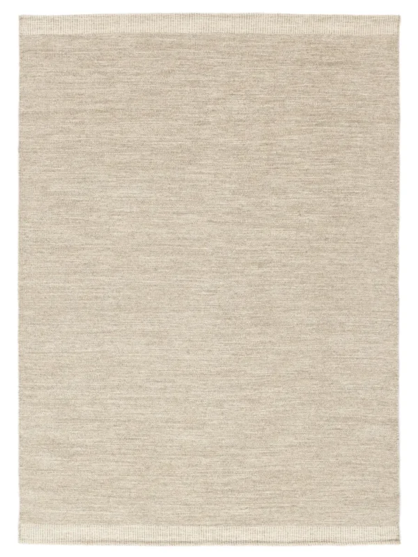 Beige Wool rug