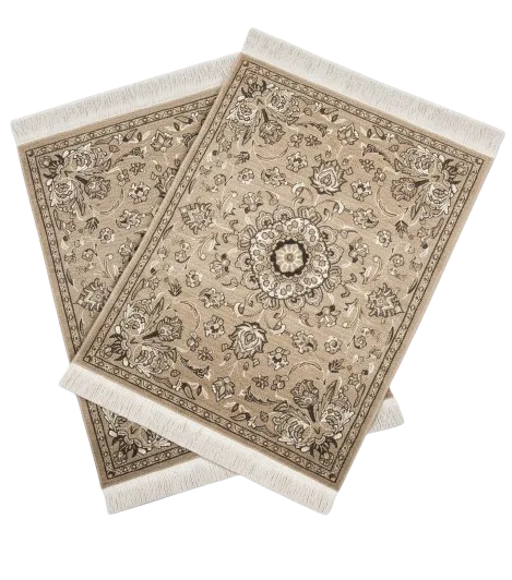Beige rug