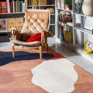 Big Sur Terracotta Navy Blue Rug