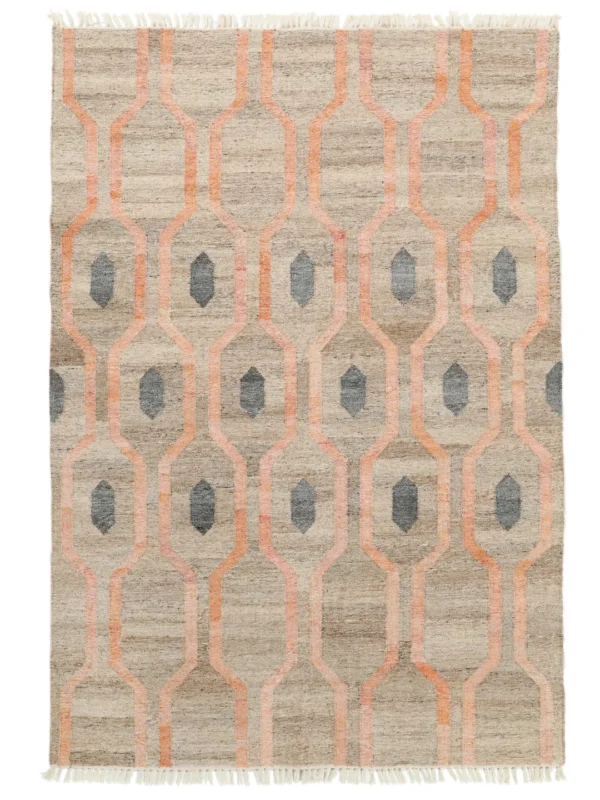 Coral Red Rug