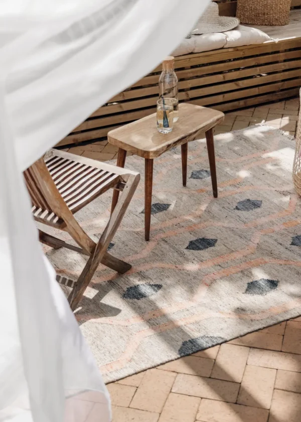 Coral Red Rug