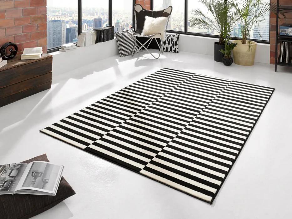 Gloria 102408 Black Cream Rug