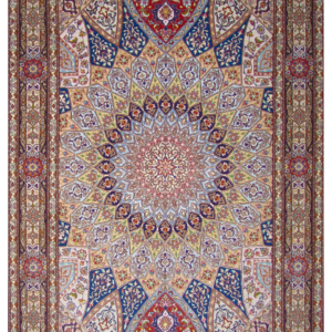 Gonbad Tabriz Multi Wool & Silk