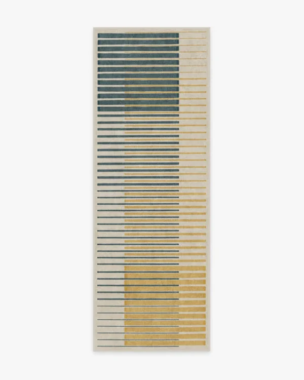 Gradasi Teal Quartz Rug