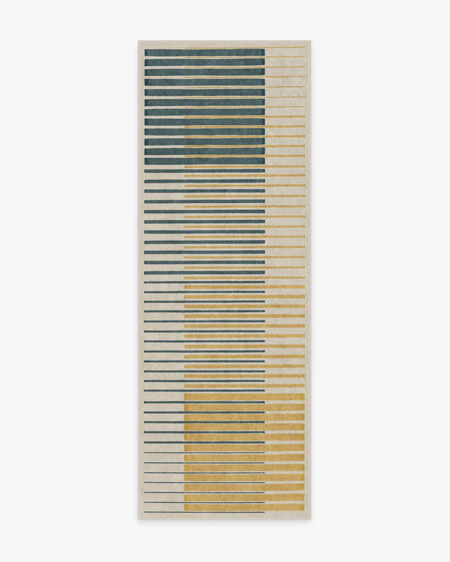 Gradasi Teal Quartz Rug