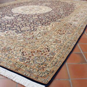 Handmade Kashmir silk carpet