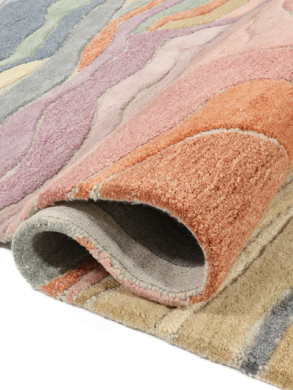 Marble Multicolor Wool rug