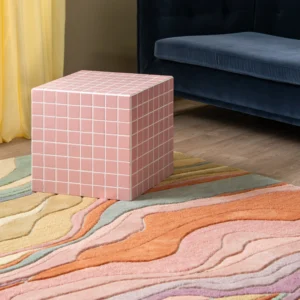 Marble Multicolor Wool rug