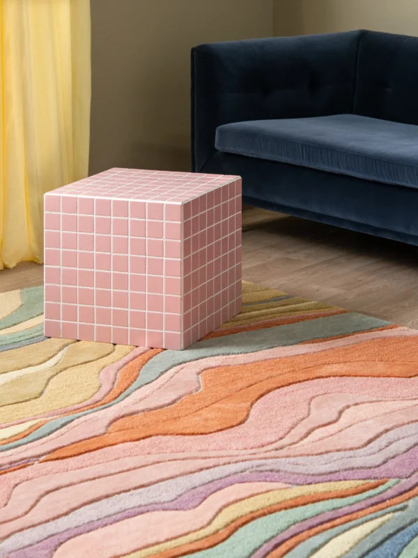 Marble Multicolor Wool rug
