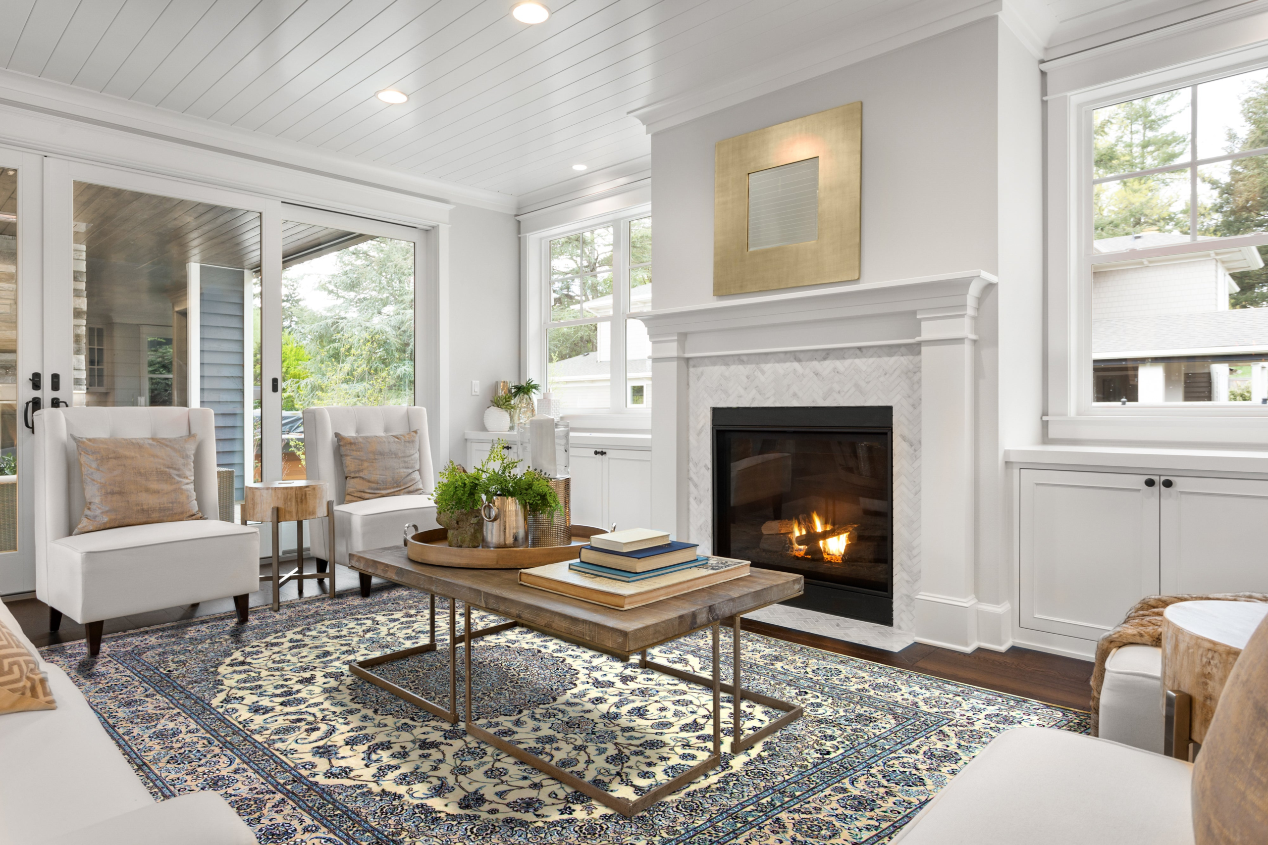 Naien Wool & Silk Hand Carpet