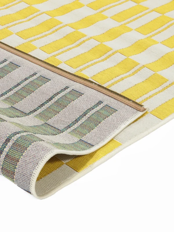 Pino Yellow White Rug
