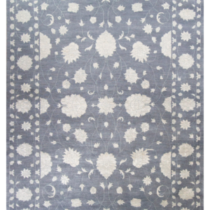 Punja Grey Wool & Silk Hand