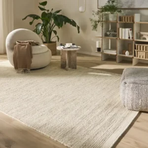 Pure Wool Rug Rocco Cream