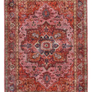 Red - Pink Cotton rug
