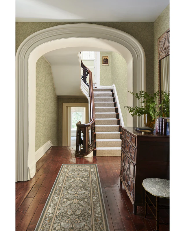 Strawberry Thief Stone Gold Rug