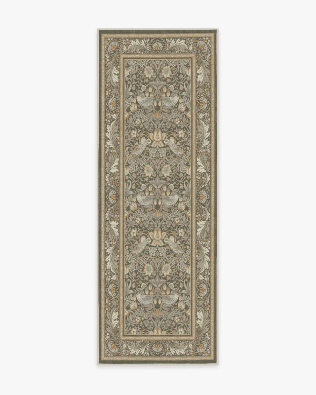Strawberry Thief Stone Gold Rug