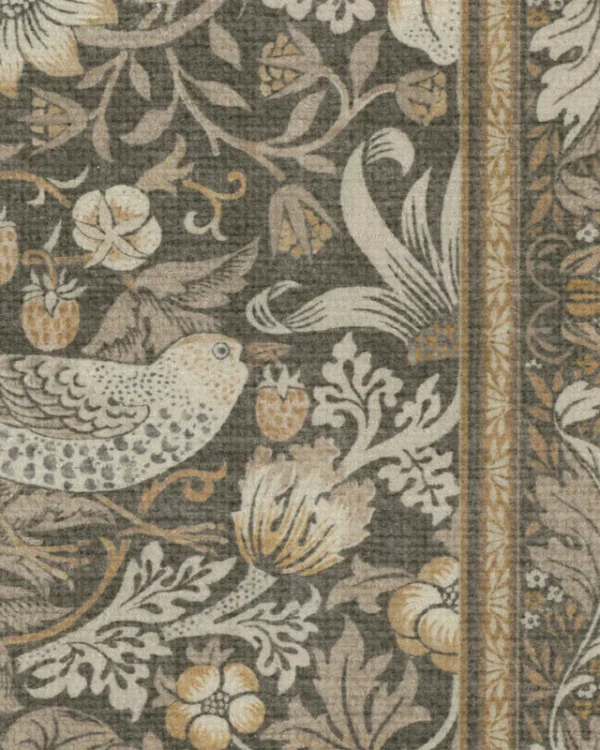 Strawberry Thief Stone Gold Rug