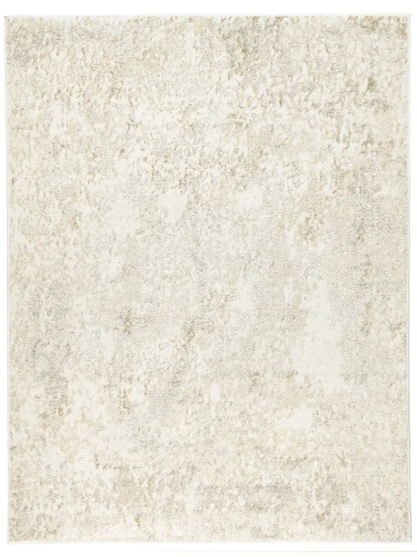 White - Light Beige Rug