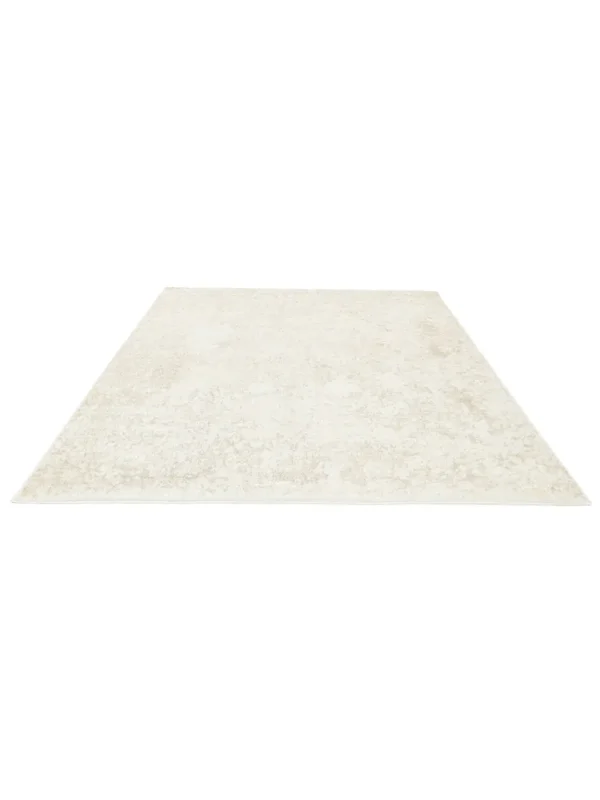 White - Light Beige Rug
