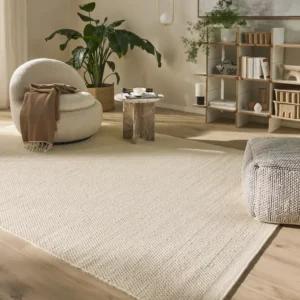 Wool Rug Rocco White